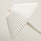 Ellis | Cordless Table Lamp, Rechargeable Pleated Shade Lamp, Dimmable, 8 Colors