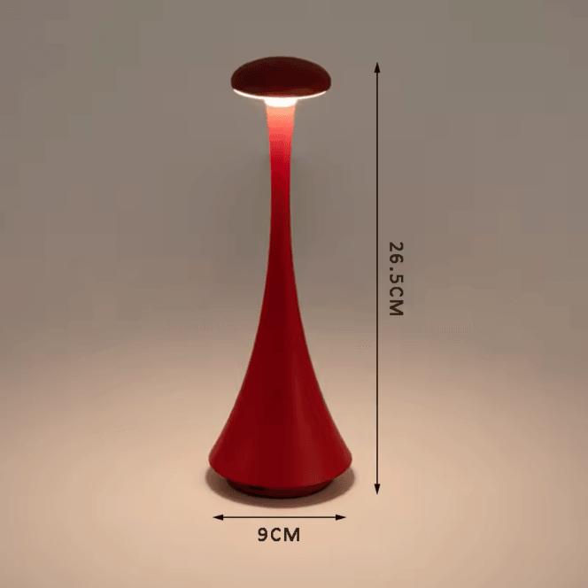 Lona | Slim Cordless Table Lamp, Modern Accent Light for Shelves and Bedside