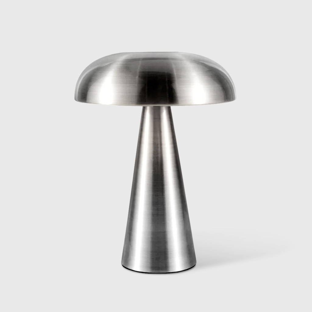 Yokohama | Cordless Mushroom Table Lamp for Bedside and Dining