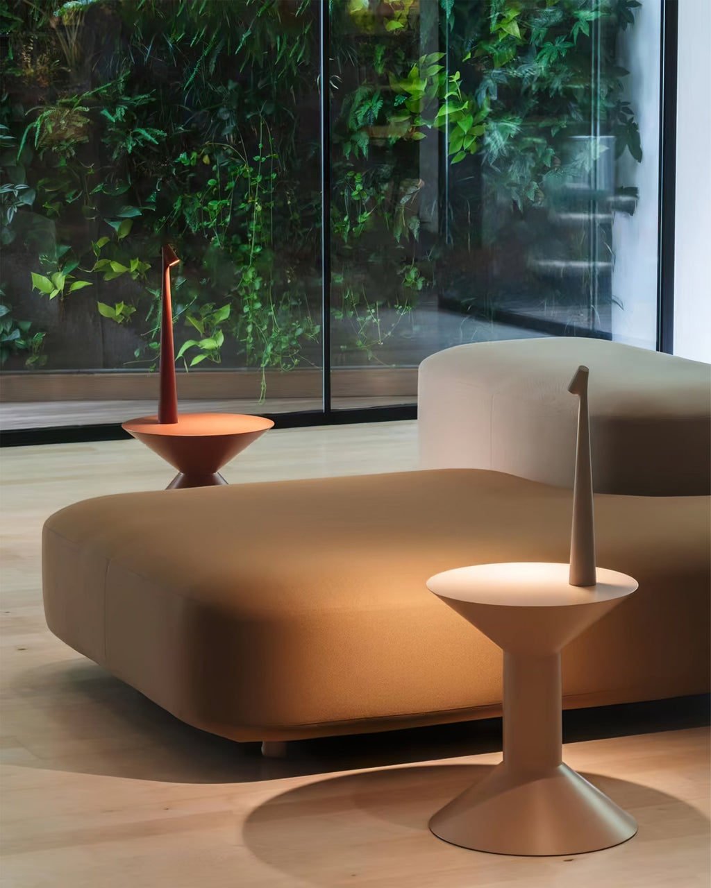 Aria | Cordless Rechargeable Table Lamp, Slim LED Battery Desk Lamp for Bedside, Dining and Patio