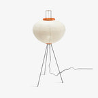 Rice Paper | Floor Lamp, Japanese Paper Lantern Standing Lamp, Japandi Floor Light for Living Room