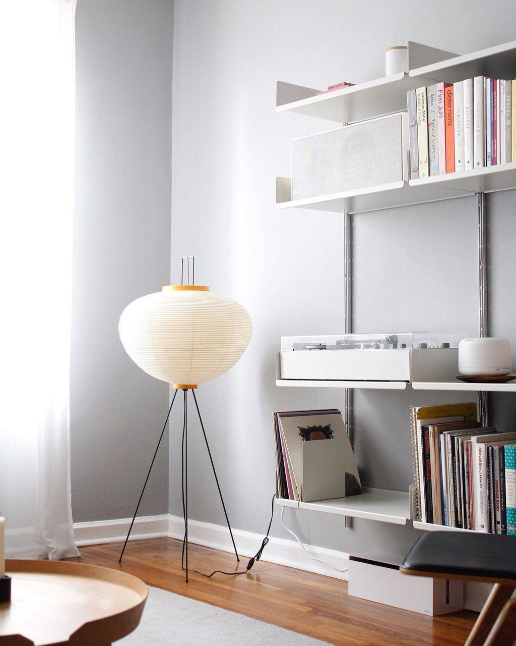 Rice Paper | Floor Lamp, Japanese Paper Lantern Standing Lamp, Japandi Floor Light for Living Room