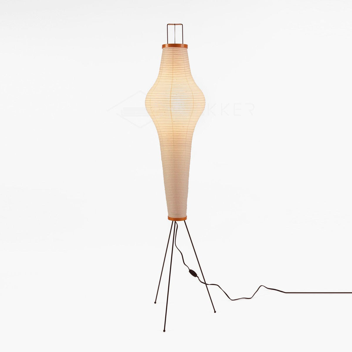 Rice Paper | Floor Lamp, Japanese Paper Lantern Standing Lamp, Japandi Floor Light for Living Room