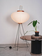 Rice Paper | Floor Lamp, Japanese Paper Lantern Standing Lamp, Japandi Floor Light for Living Room