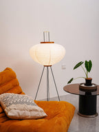 Rice Paper | Floor Lamp, Japanese Paper Lantern Standing Lamp, Japandi Floor Light for Living Room