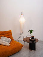 Rice Paper | Floor Lamp, Japanese Paper Lantern Standing Lamp, Japandi Floor Light for Living Room