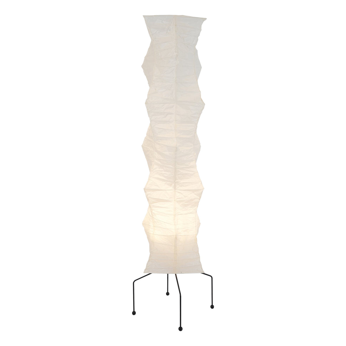 Rice Paper | Floor Lamp, Japanese Paper Lantern Standing Lamp, Japandi Floor Light for Living Room