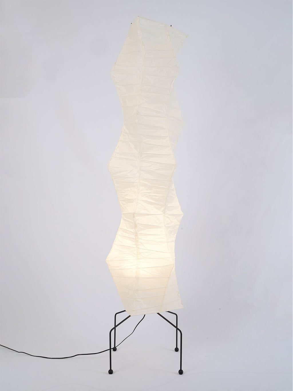 Rice Paper | Floor Lamp, Japanese Paper Lantern Standing Lamp, Japandi Floor Light for Living Room