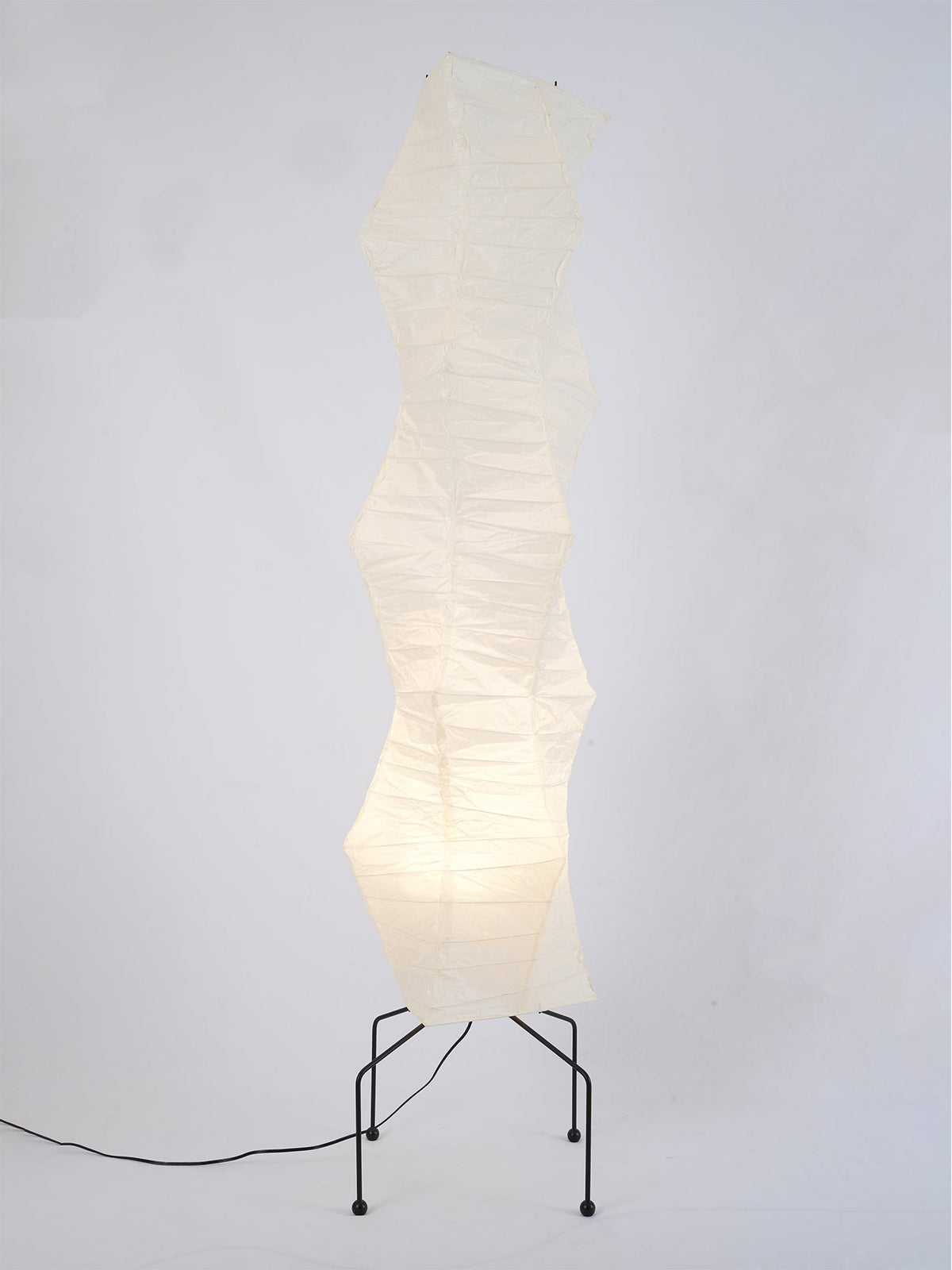 Rice Paper | Floor Lamp, Japanese Paper Lantern Standing Lamp, Japandi Floor Light for Living Room
