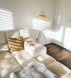 Rice Paper | Floor Lamp, Japanese Paper Lantern Standing Lamp, Japandi Floor Light for Living Room
