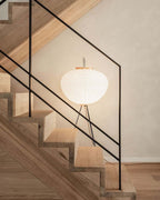 Rice Paper | Floor Lamp, Japanese Paper Lantern Standing Lamp, Japandi Floor Light for Living Room
