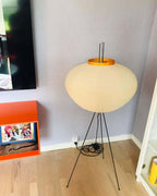 Rice Paper | Floor Lamp, Japanese Paper Lantern Standing Lamp, Japandi Floor Light for Living Room