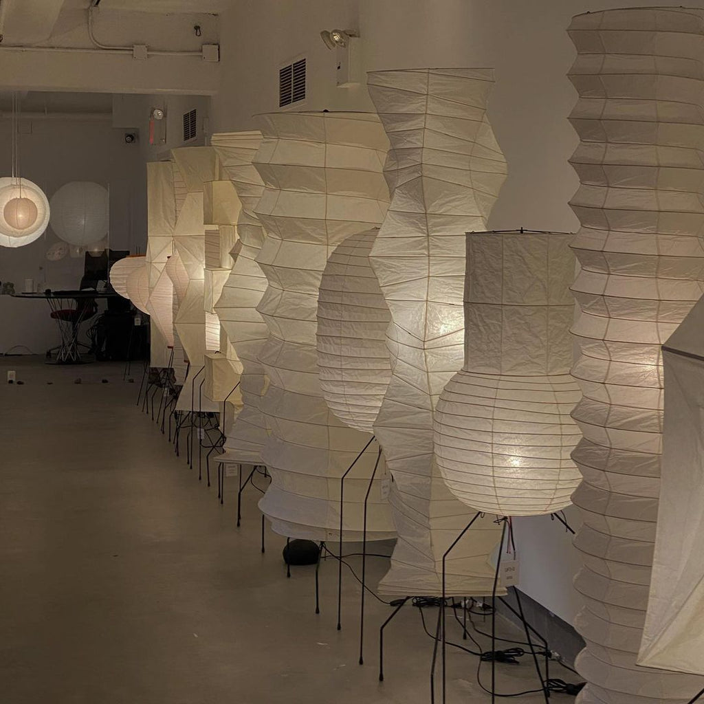 Rice Paper | Floor Lamp, Japanese Paper Lantern Standing Lamp, Japandi Floor Light for Living Room