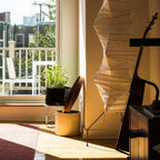 Rice Paper | Floor Lamp, Japanese Paper Lantern Standing Lamp, Japandi Floor Light for Living Room