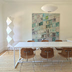 Rice Paper | Floor Lamp, Japanese Paper Lantern Standing Lamp, Japandi Floor Light for Living Room