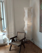 Rice Paper | Floor Lamp, Japanese Paper Lantern Standing Lamp, Japandi Floor Light for Living Room