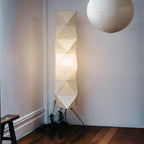 Rice Paper | Floor Lamp, Japanese Paper Lantern Standing Lamp, Japandi Floor Light for Living Room