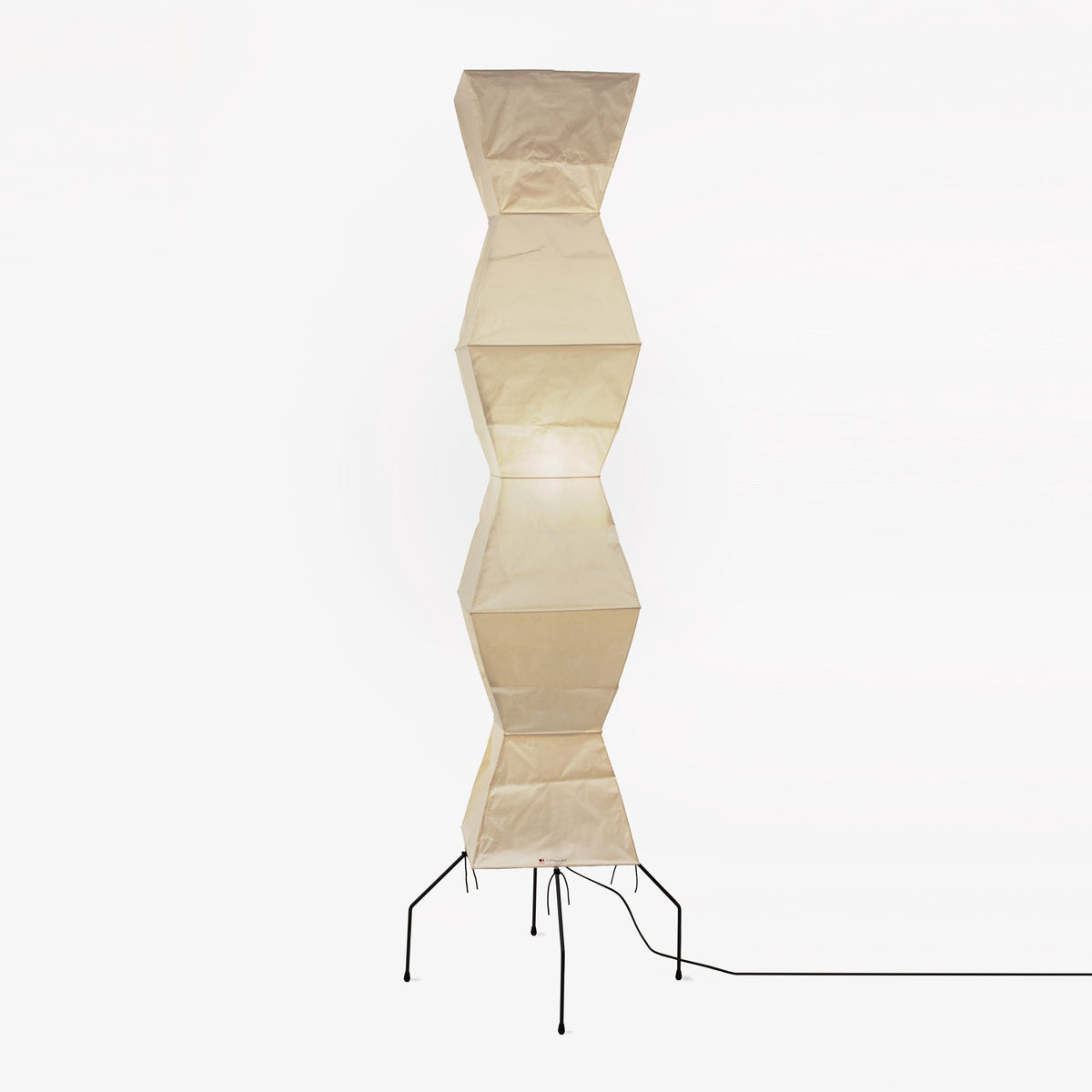 Rice Paper | Floor Lamp, Japanese Paper Lantern Standing Lamp, Japandi Floor Light for Living Room