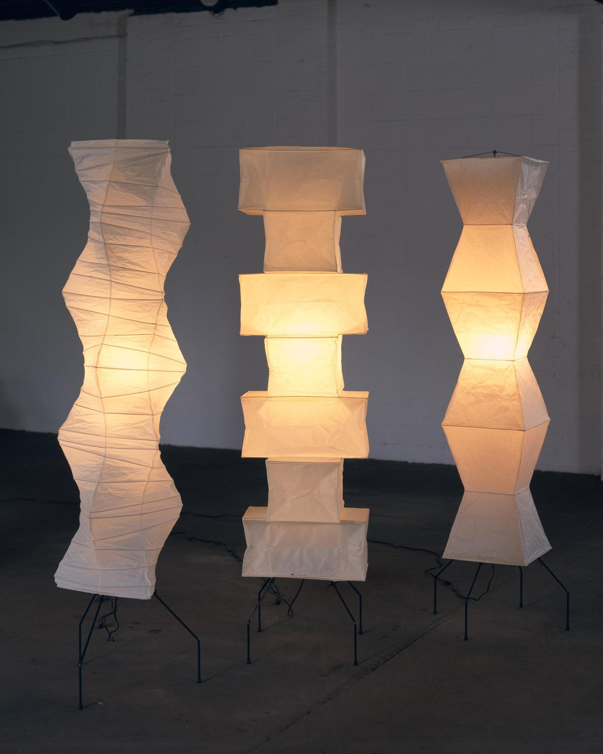 Rice Paper | Floor Lamp, Japanese Paper Lantern Standing Lamp, Japandi Floor Light for Living Room