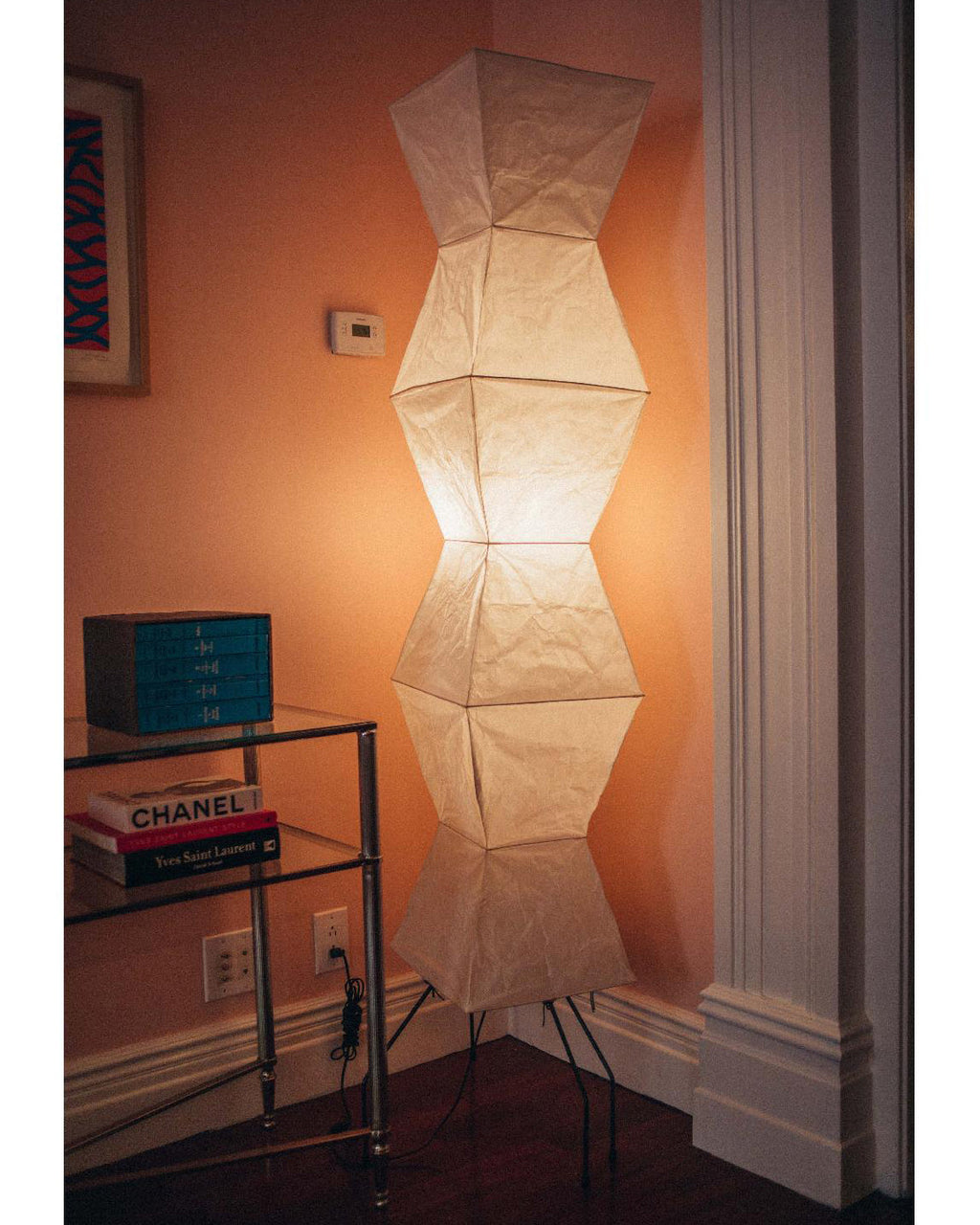Rice Paper | Floor Lamp, Japanese Paper Lantern Standing Lamp, Japandi Floor Light for Living Room