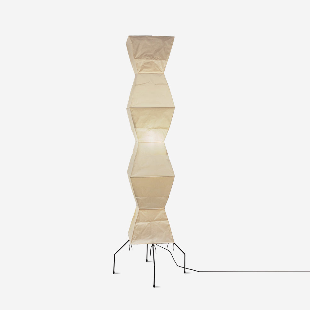 Rice Paper | Floor Lamp, Japanese Paper Lantern Standing Lamp, Japandi Floor Light for Living Room