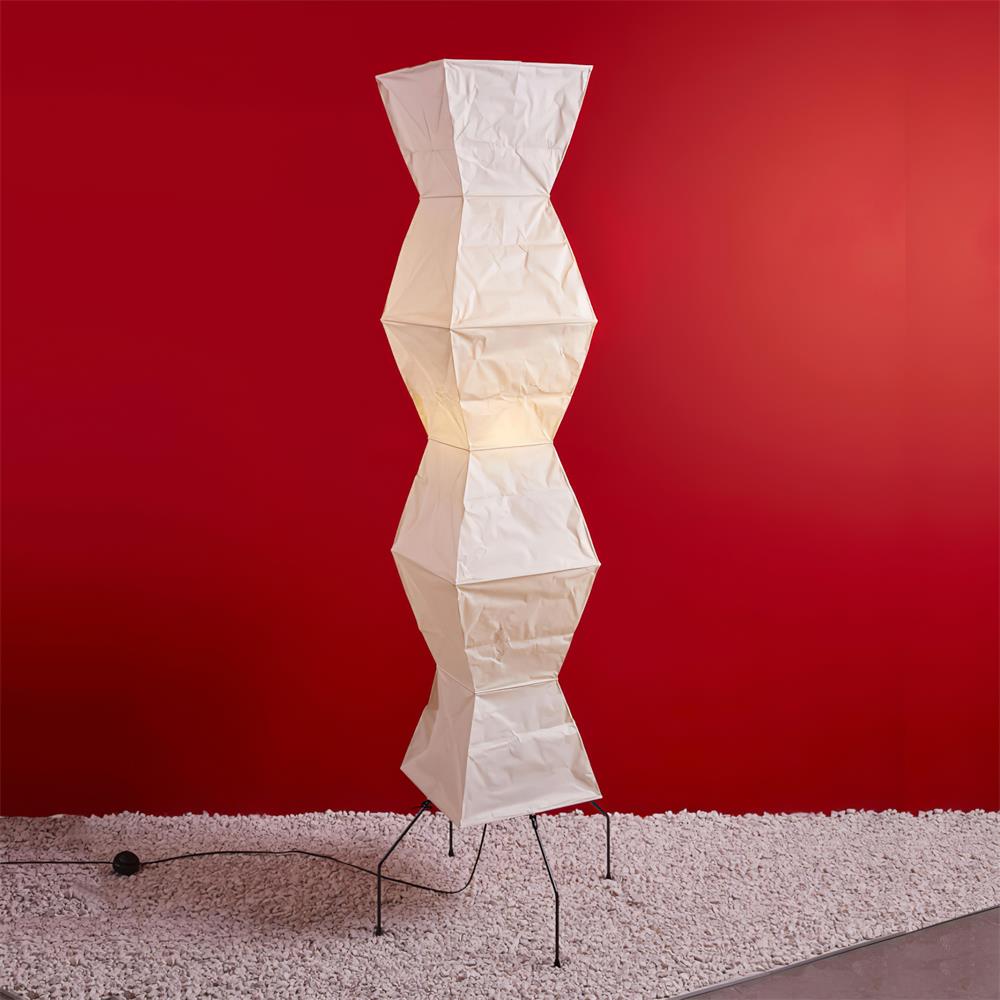 Rice Paper | Floor Lamp, Japanese Paper Lantern Standing Lamp, Japandi Floor Light for Living Room