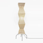 Rice Paper | Floor Lamp, Japanese Paper Lantern Standing Lamp, Japandi Floor Light for Living Room