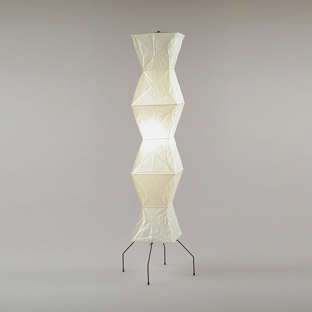 Rice Paper | Floor Lamp, Japanese Paper Lantern Standing Lamp, Japandi Floor Light for Living Room