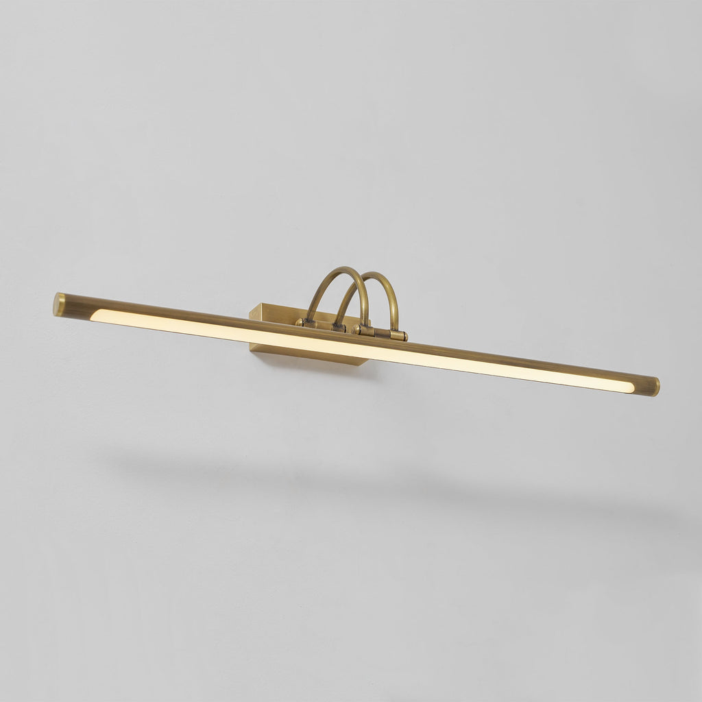 Easel | Rechargeable LED Picture Light with Remote, Brass