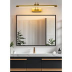 Easel | Rechargeable LED Picture Light with Remote, Brass