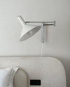 Anvia | Plug In Wall Lamp, Adjustable Arm Cone Wall Sconce for Bedroom and Reading Nook