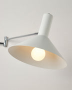 Anvia | Plug In Wall Lamp, Adjustable Arm Cone Wall Sconce for Bedroom and Reading Nook