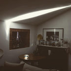 Ova | Crystal Glass Table Lamp, Oval Stone LED Accent Lamp, Sunset Projection Light for Bedroom