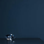 Ova | Crystal Glass Table Lamp, Oval Stone LED Accent Lamp, Sunset Projection Light for Bedroom