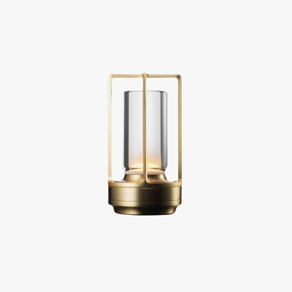 Glint | Mini Cordless LED Table Lamp, Portable Lantern Lamp in Gold, Black or Silver