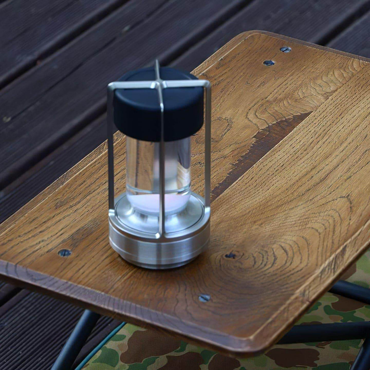 Glint | Mini Cordless LED Table Lamp, Portable Lantern Lamp in Gold, Black or Silver