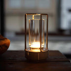 Glint | Mini Cordless LED Table Lamp, Portable Lantern Lamp in Gold, Black or Silver