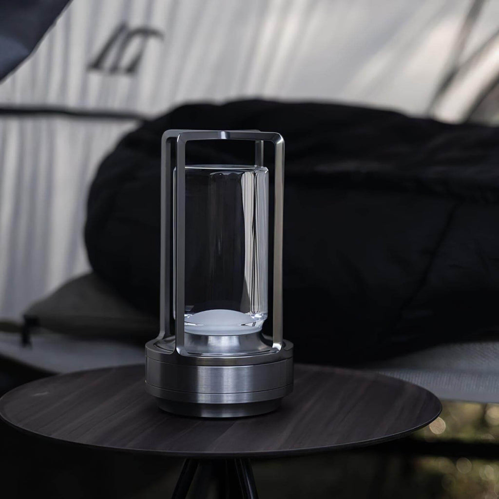 Glint | Mini Cordless LED Table Lamp, Portable Lantern Lamp in Gold, Black or Silver
