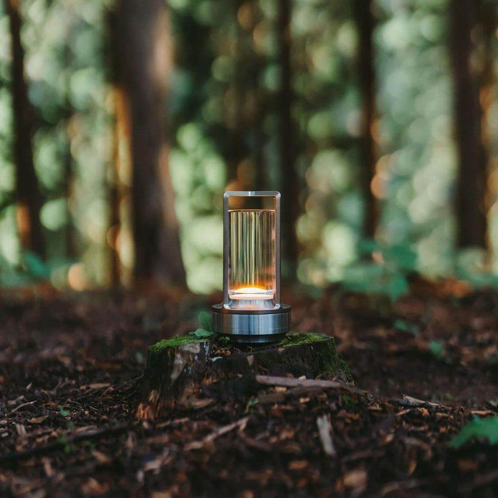 Glint | Mini Cordless LED Table Lamp, Portable Lantern Lamp in Gold, Black or Silver