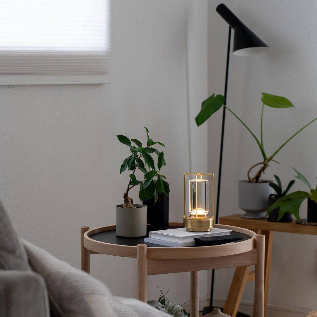 Glint | Mini Cordless LED Table Lamp, Portable Lantern Lamp in Gold, Black or Silver