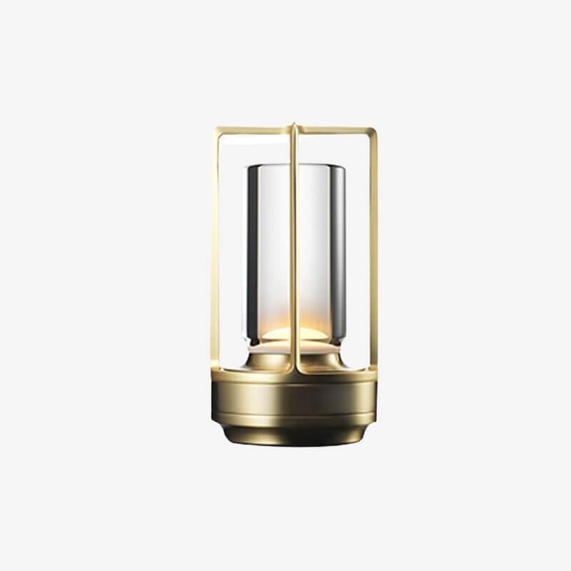 Glint | Mini Cordless LED Table Lamp, Portable Lantern Lamp in Gold, Black or Silver