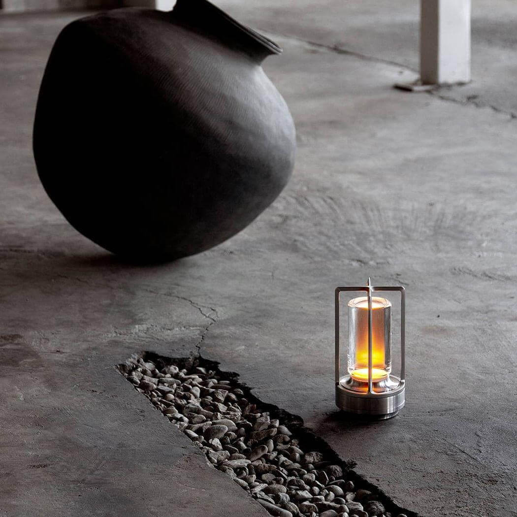 Glint | Mini Cordless LED Table Lamp, Portable Lantern Lamp in Gold, Black or Silver