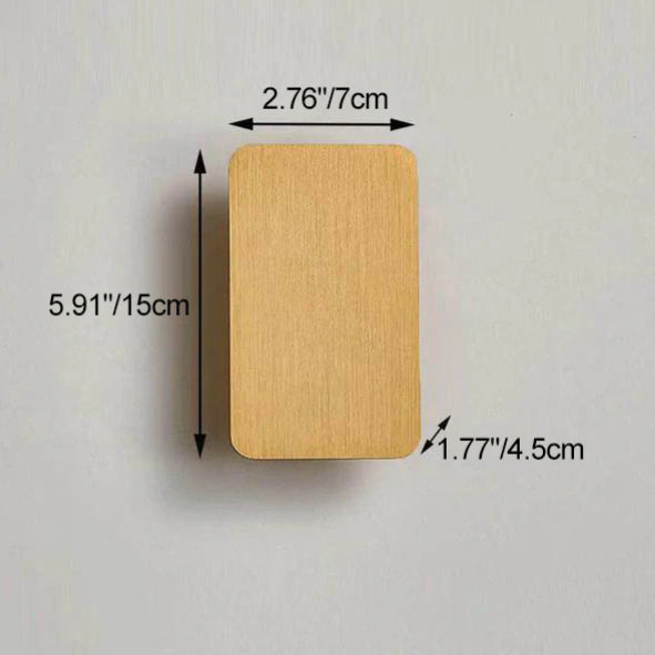 Everend | Flat Panel LED Wall Sconce, Up Down Indoor Wall Light, Minimalist Wall Lamp for Hallway