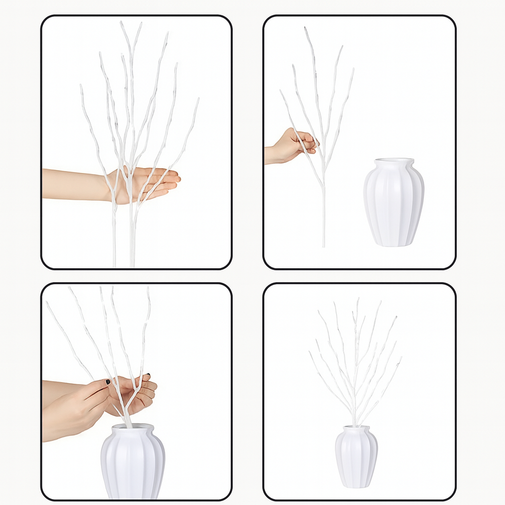 Birch | LED Branch Light, Lighted Twig Decor for Vases and Mantels