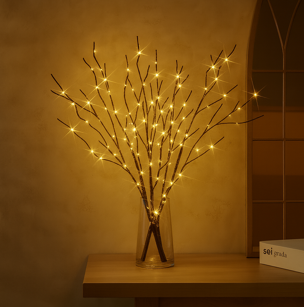 Birch | LED Branch Light, Lighted Twig Decor for Vases and Mantels