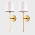 Stockholm | Set of 2 Rechargeable Wall Sconces, Peel and Stick Bedroom Lights