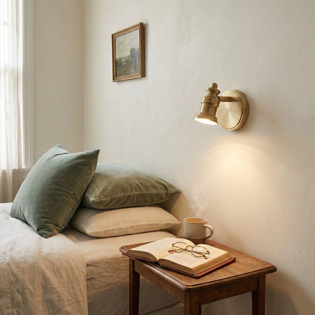 Beaumont | Brass Spotlight Vanity Light Bar, Adjustable Wall Light