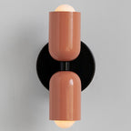 Totem | Double Head Wall Sconce, Colorful Art Deco Wall Lamp, Set of 2 Option