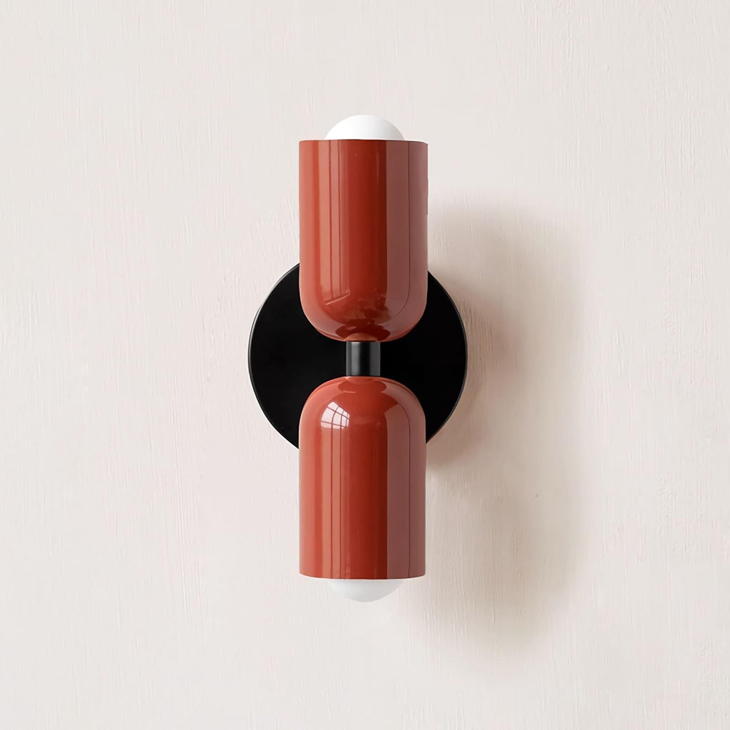 Totem | Double Head Wall Sconce, Colorful Art Deco Wall Lamp, Set of 2 Option