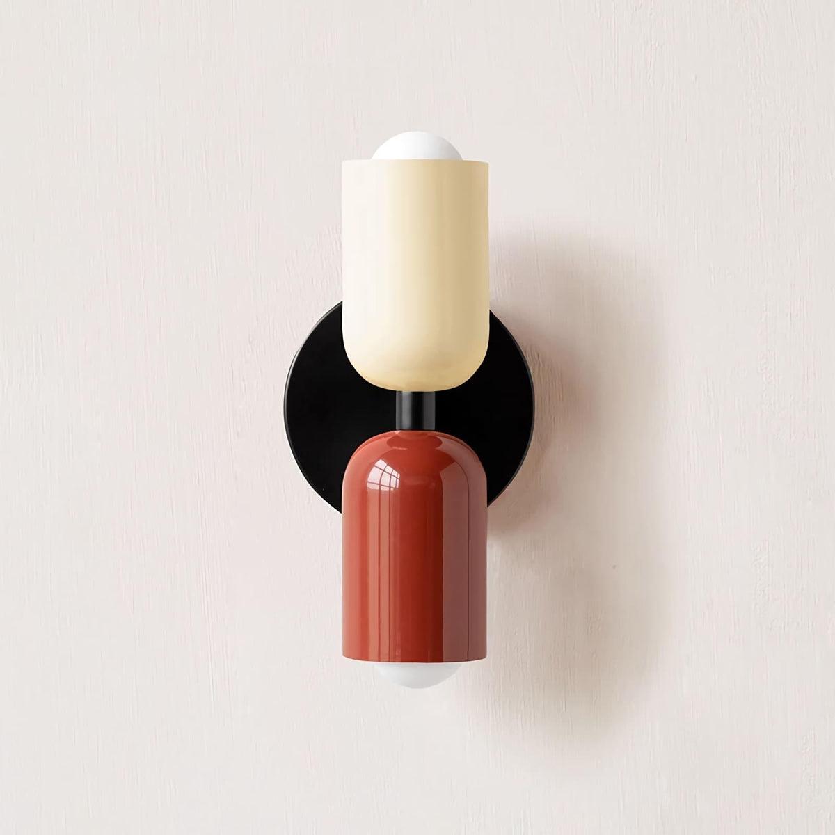 Totem | Double Head Wall Sconce, Colorful Art Deco Wall Lamp, Set of 2 Option
